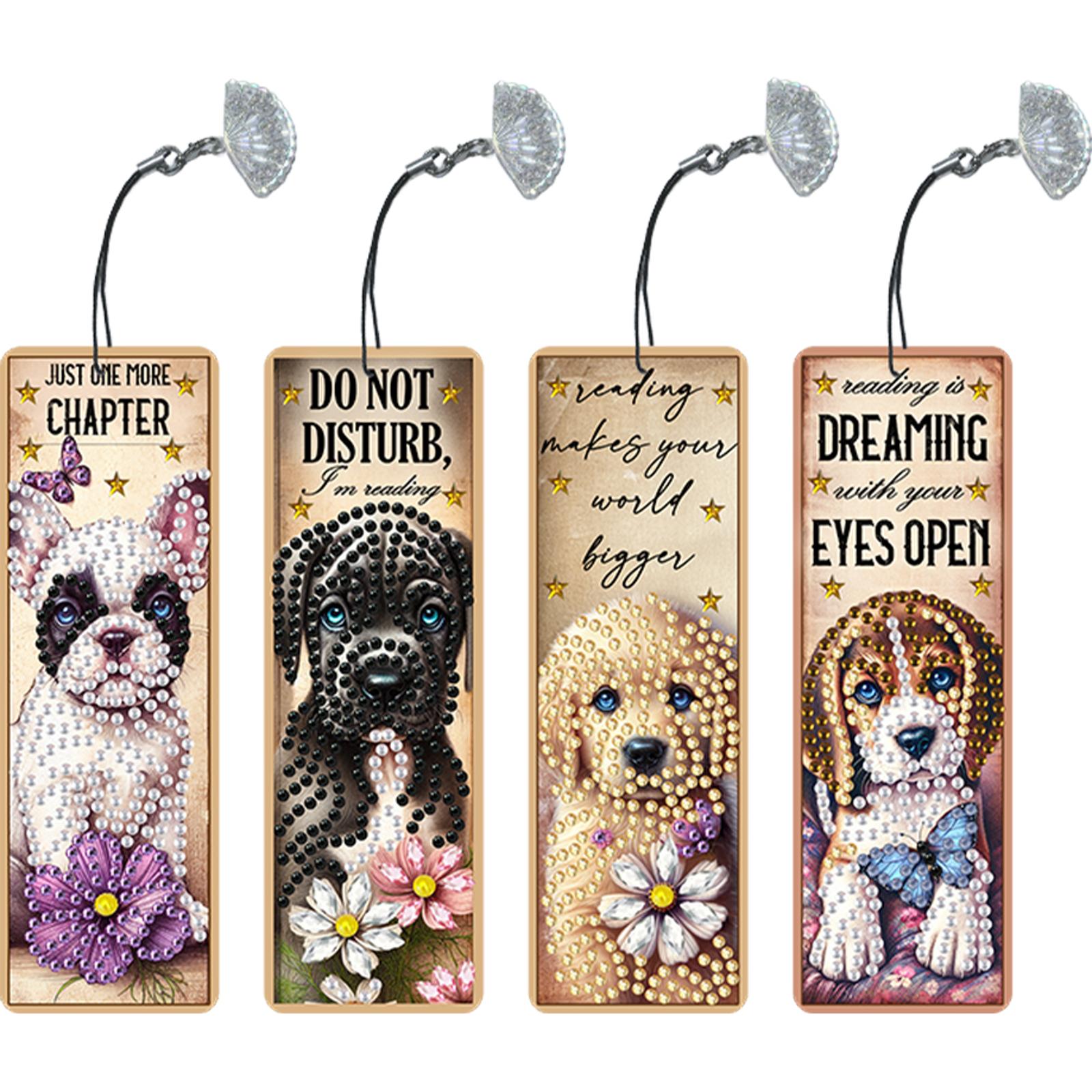 4Pcs Special Shape Animal Diamond Painting Bookmarks with Pendant Diamond Art Painting Bookmarks for Adults DIY Art Craft
4Pcs Special Shape Animal Diamond Painting Bookmarks with Pendant Diamond Art Painting Bookmarks for Adults DIY Art Craft