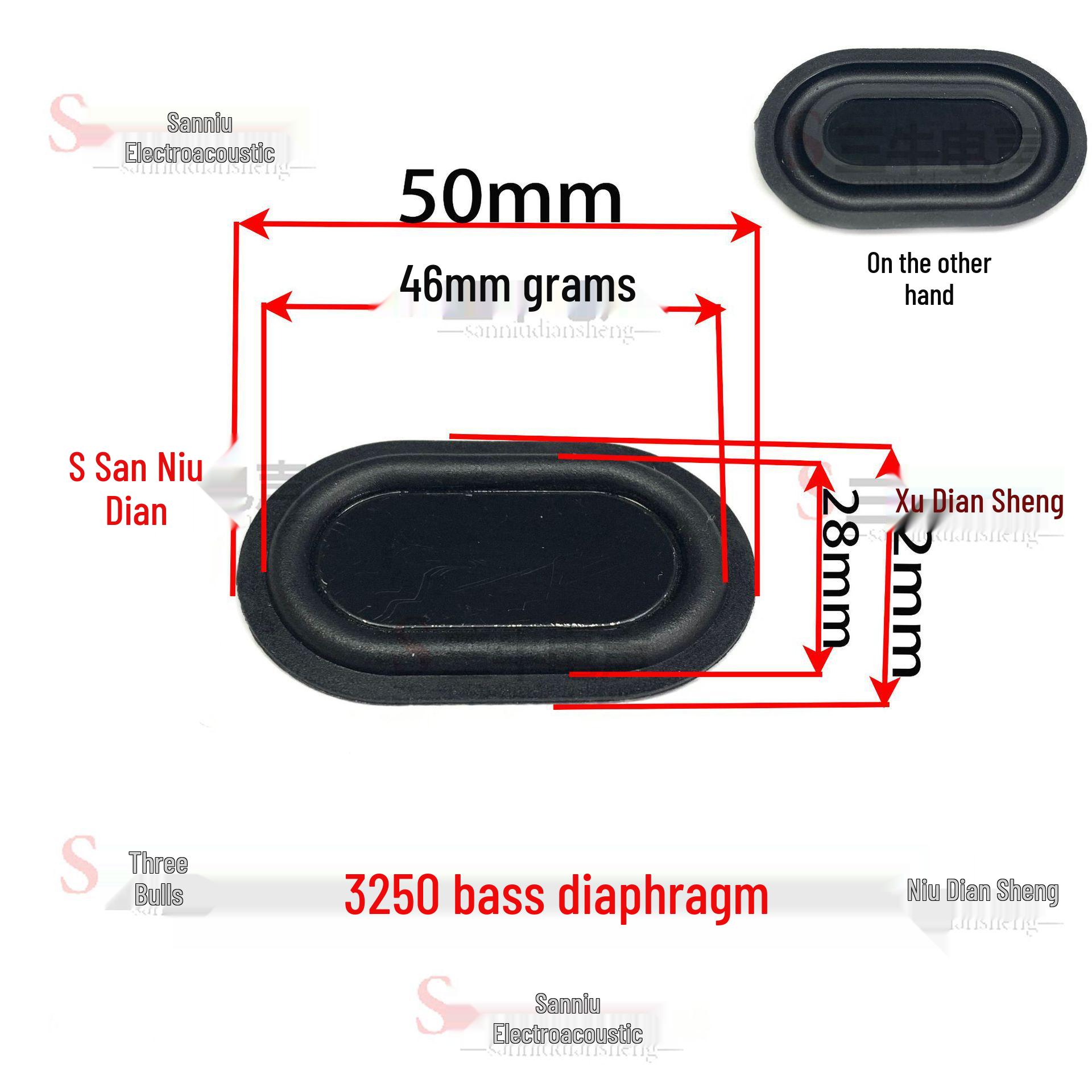 Bass Diaphragm Radiator: Enhanced Resonant Membrane for 2840/3040/3250 Speakers.
Bass Diaphragm Radiator: Enhanced Resonant Membrane for 2840/3040/3250 Speakers.