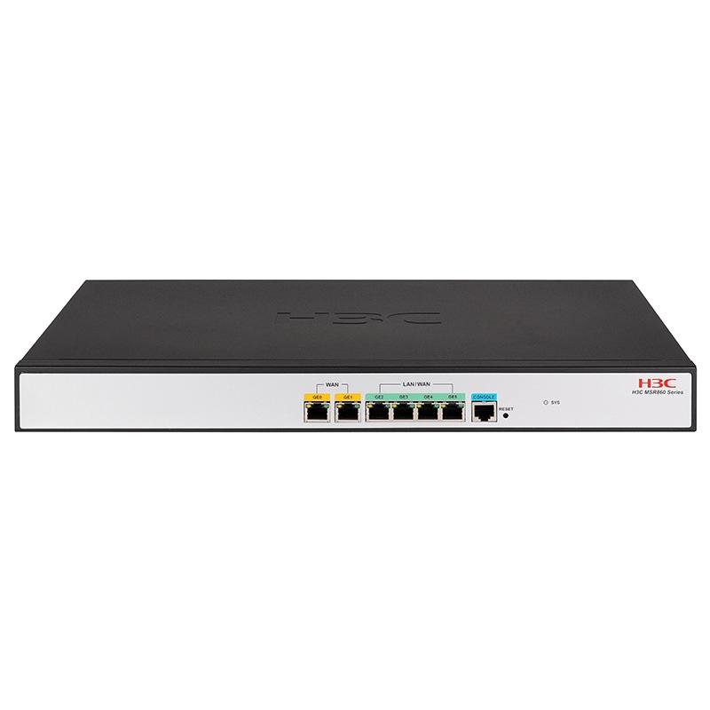 H3C MSR860-6EI-XS Gigabit Integrated Service Gateway (CN version)
H3C MSR860-6EI-XS Gigabit Integrated Service Gateway (CN version)