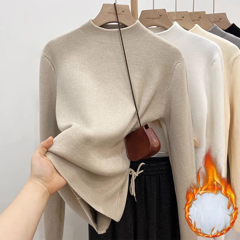 Однотонный полувысокий ворот с длинным рукавом бархатный вязаный свитер для женщин зимний теплый толстый пуловер базовый свитер топ женский повседневный облегающий плюшевый джемпер 25225 One Size
Однотонный полувысокий ворот с длинным рукавом бархатный вязаный свитер для женщин зимний теплый толстый пуловер базовый свитер топ женский повседневный облегающий плюшевый джемпер 25225 One Size