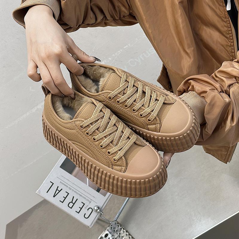 Muffin platform biscuit shoes women s winter velvet rabbit hair cotton casual board shoes new leather little white shoes women 40
Muffin platform biscuit shoes women s winter velvet rabbit hair cotton casual board shoes new leather little white shoes women 40