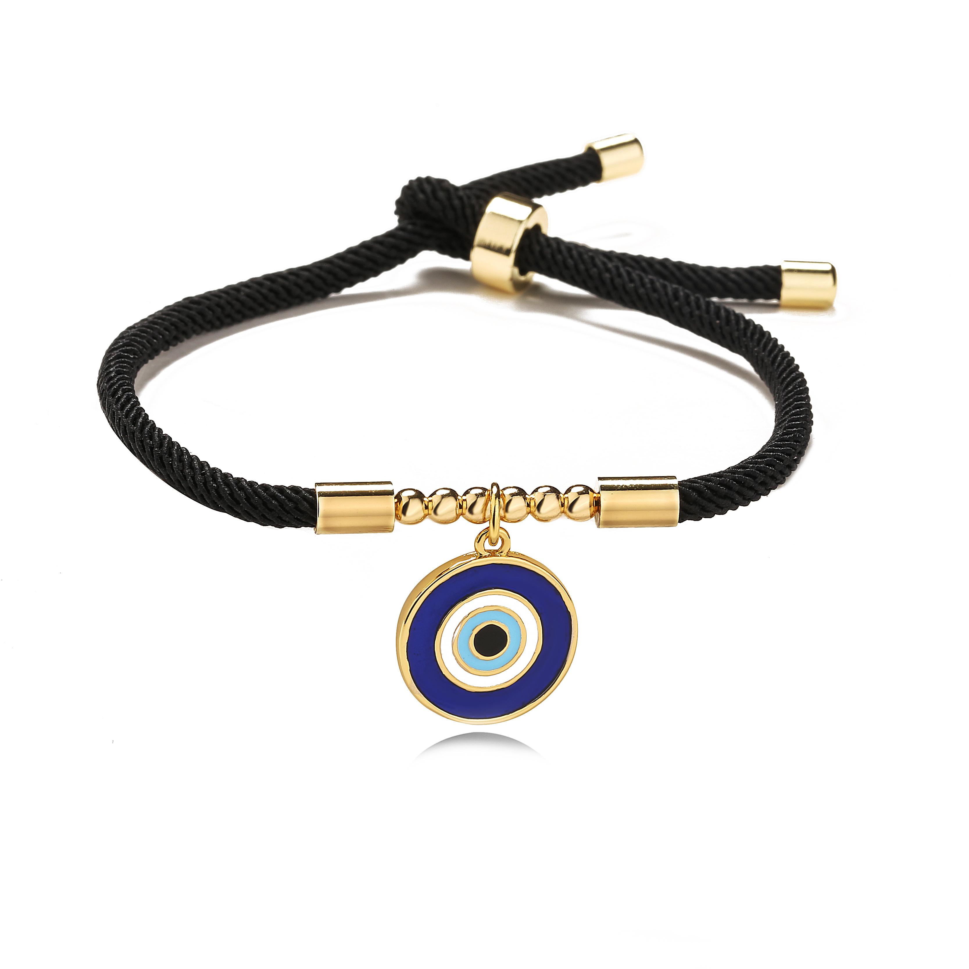 HECHENG,Turkish Evil Eye Bracelet for Women ,Rope Chain Bracelet Enamel Charm Bracelet Trend Female Party Zircon Gift чорний
HECHENG,Turkish Evil Eye Bracelet for Women ,Rope Chain Bracelet Enamel Charm Bracelet Trend Female Party Zircon Gift чорний