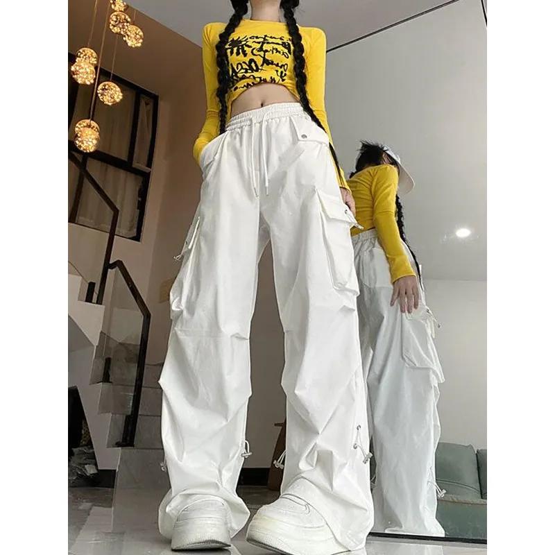 Women s Spring/Fall Korean-Style High-Street Hip-Hop High-Waisted Slimming Casual Pants: Pleated, Loose-Fit, Multi-Pocket Workwear Pants XXS
Women s Spring/Fall Korean-Style High-Street Hip-Hop High-Waisted Slimming Casual Pants: Pleated, Loose-Fit, Multi-Pocket Workwear Pants XXS