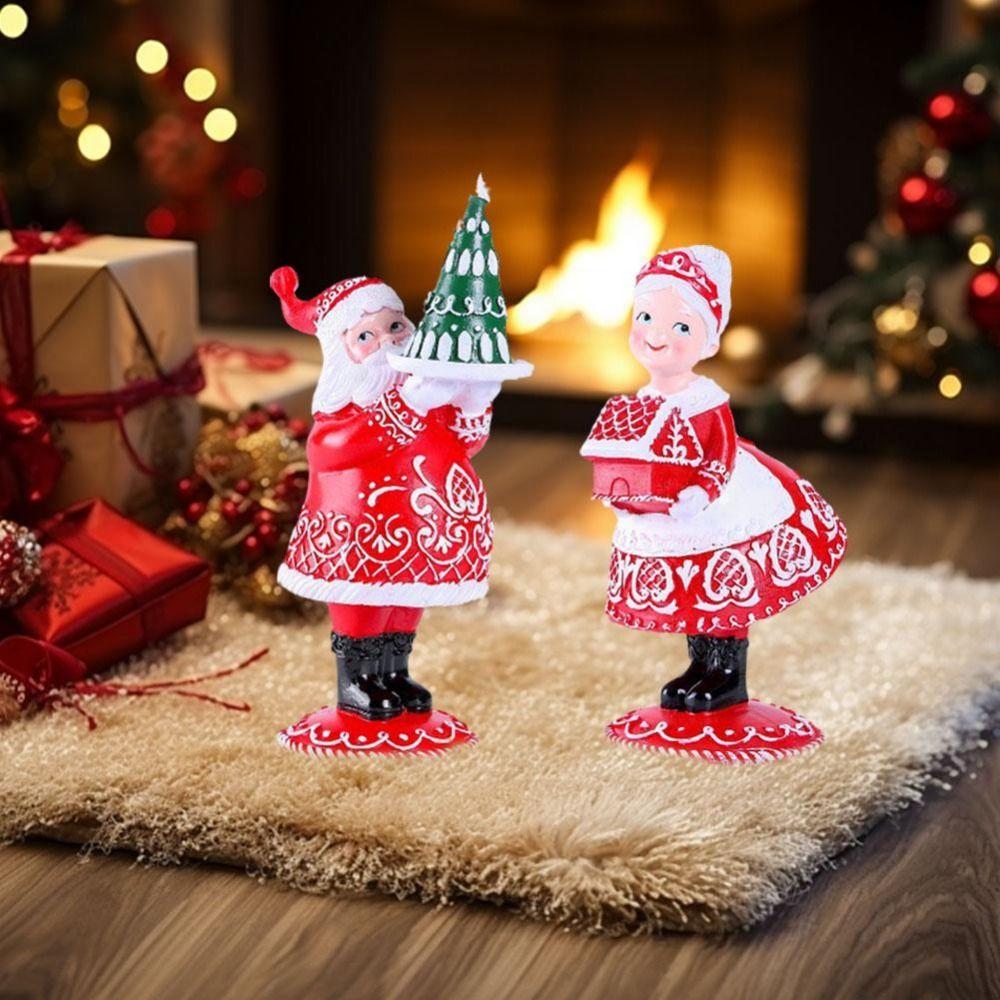 Cute Resin Santa Claus Statues Exquisite Christmas Ornament Santa Claus Ornaments Christmas style D
Cute Resin Santa Claus Statues Exquisite Christmas Ornament Santa Claus Ornaments Christmas style D