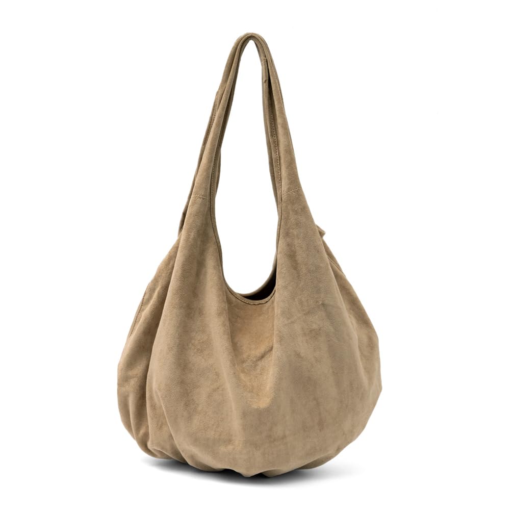VITAFELICE Women s Suede Balloon Tote Bag with Pouch (NSB-30362Z, Beige)
VITAFELICE Women s Suede Balloon Tote Bag with Pouch (NSB-30362Z, Beige)