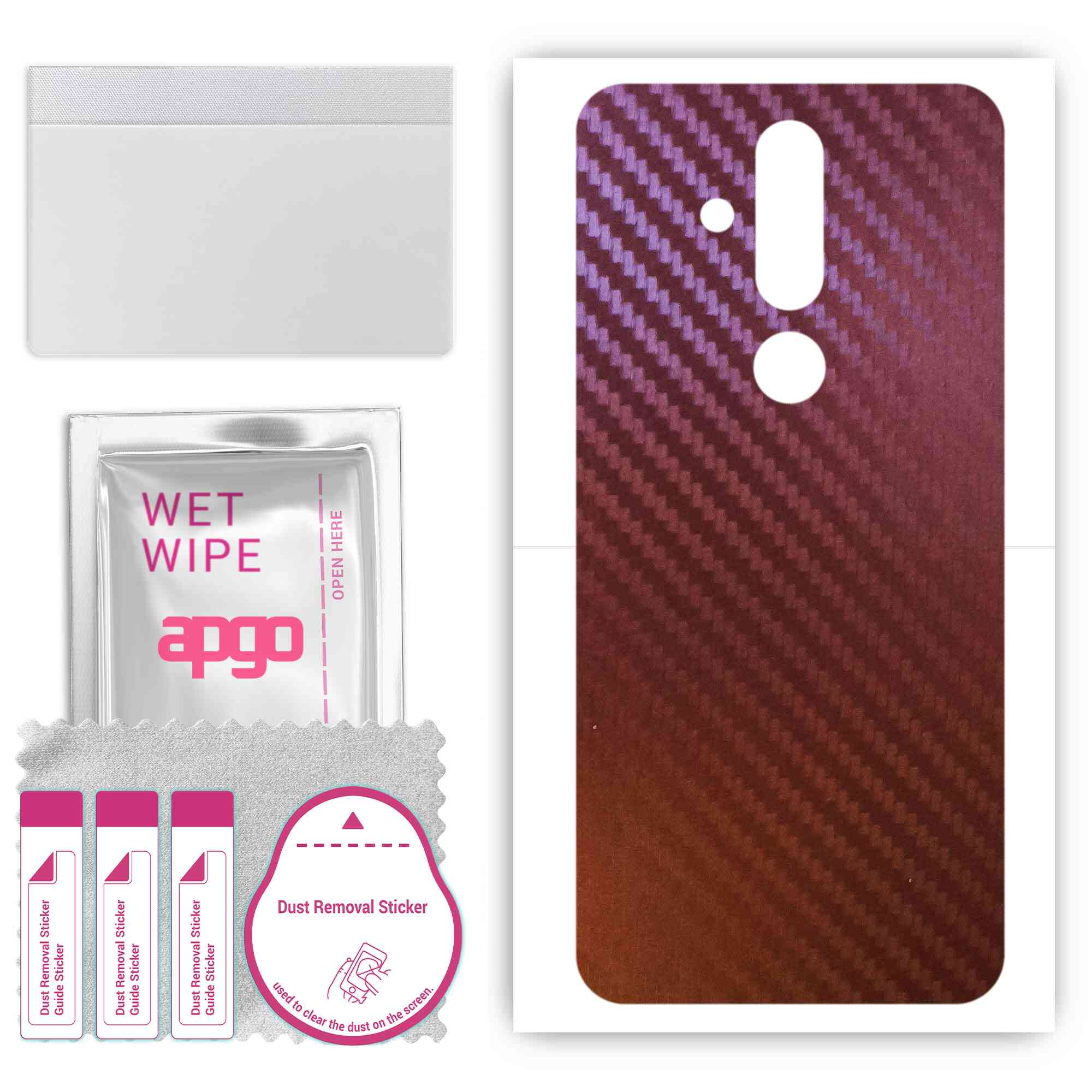 apgo skin sticker film foil vinyl for the BACK compatible with Nokia X71, scratch-resistant, easy to install - Carbon Chameleon CAKA5
apgo skin sticker film foil vinyl for the BACK compatible with Nokia X71, scratch-resistant, easy to install - Carbon Chameleon CAKA5
