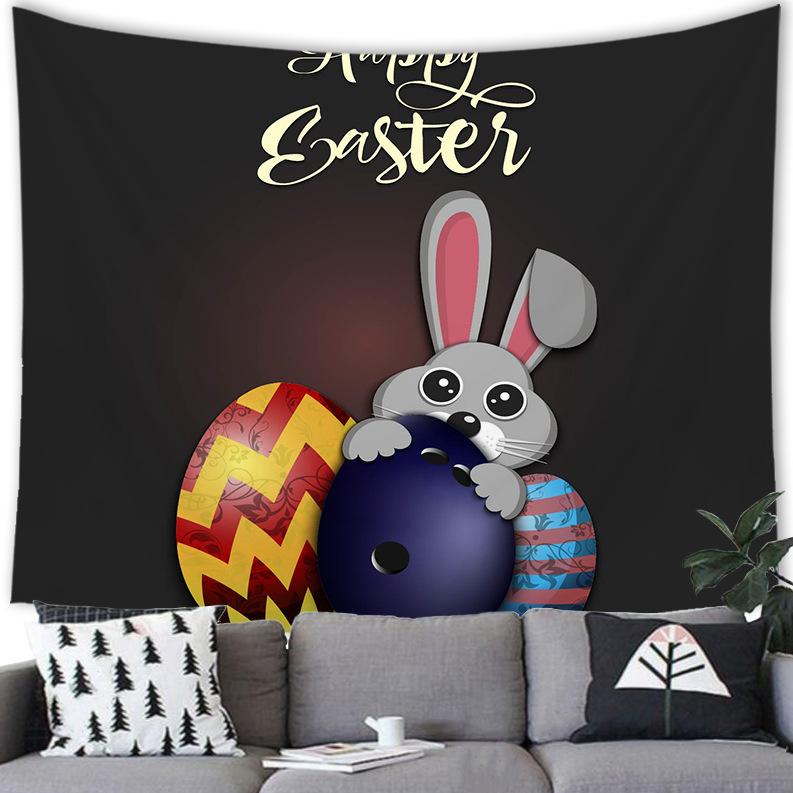 Rabbit decoration with a spooky theme digitalprinted polyester tapestries living rooms bedrooms macrame wall hanging 74x94cm(29x37in)
Rabbit decoration with a spooky theme digitalprinted polyester tapestries living rooms bedrooms macrame wall hanging 74x94cm(29x37in)