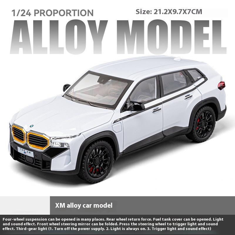 1:24 Scale BMW XM Alloy Diecast Model Hight Simulation Sound And Light Toy Home Interior Decoration Model Ornament Boys Toy Gift
1:24 Scale BMW XM Alloy Diecast Model Hight Simulation Sound And Light Toy Home Interior Decoration Model Ornament Boys Toy Gift