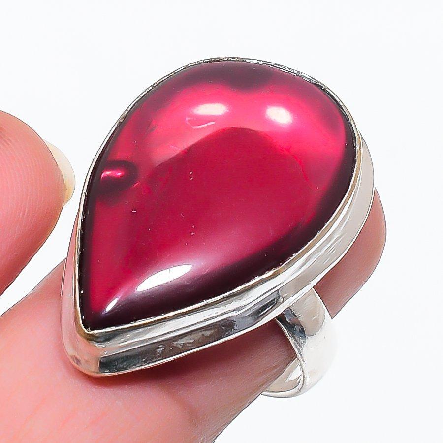 Ювелирное кольцо из стерлингового серебра 925 пробы с аметистом, размер 8
Ювелирное кольцо из стерлингового серебра 925 пробы с аметистом, размер 8