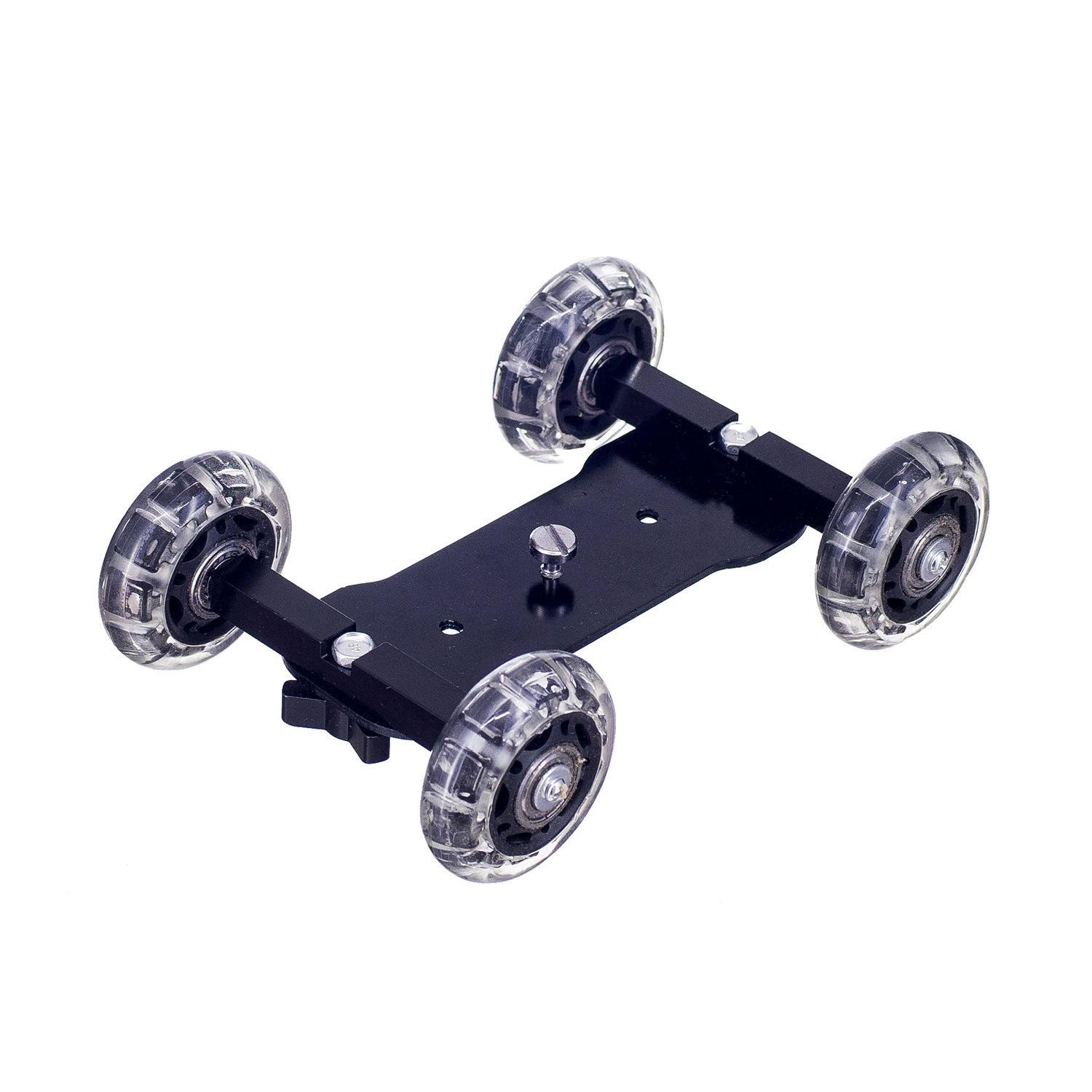 Kallio Silent Desktop Camera Track Dolly - Mini Slide Rail for Mobile Photography
Kallio Silent Desktop Camera Track Dolly - Mini Slide Rail for Mobile Photography