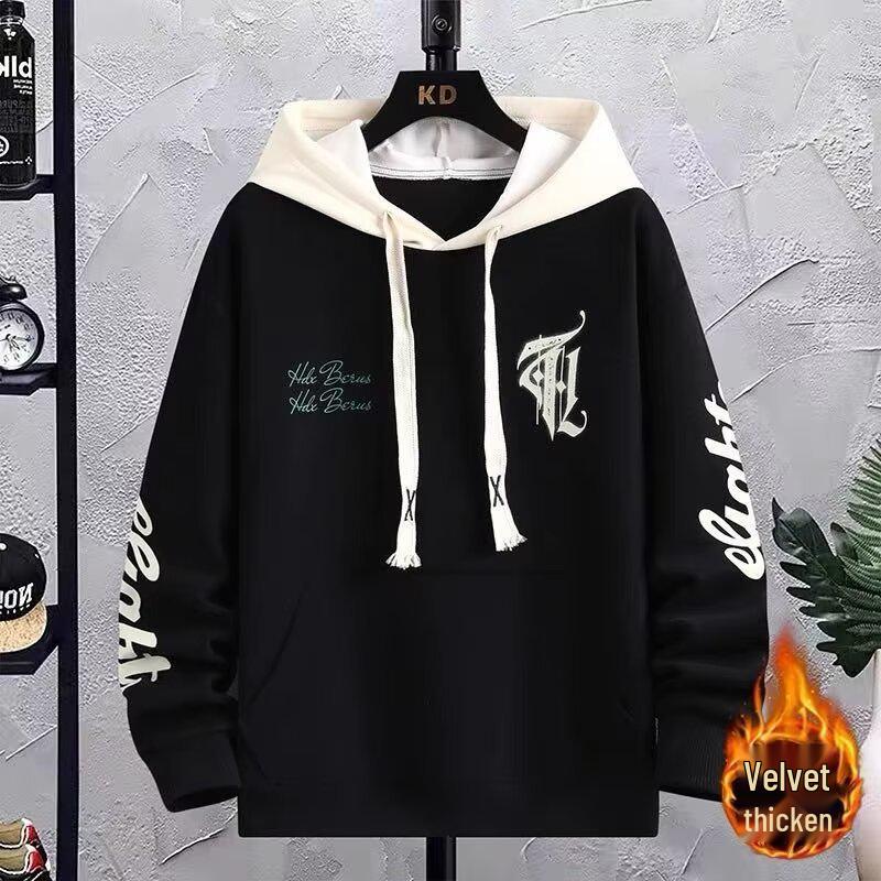 Men s Autumn/Winter Hong Kong Style Letter Print Hoodie - Trendy Velvet Pullover Jacket for Teens XXXL
Men s Autumn/Winter Hong Kong Style Letter Print Hoodie - Trendy Velvet Pullover Jacket for Teens XXXL
