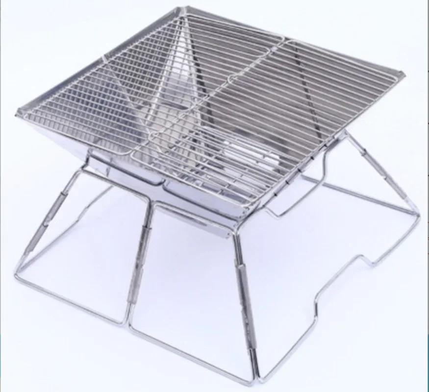 Складной костер из нержавеющей стали для кемпинга, портативный угольный гриль, походный гриль для приготовления пищи на открытом воздухе, походов, пикников
Складной костер из нержавеющей стали для кемпинга, портативный угольный гриль, походный гриль для приготовления пищи на открытом воздухе, походов, пикников