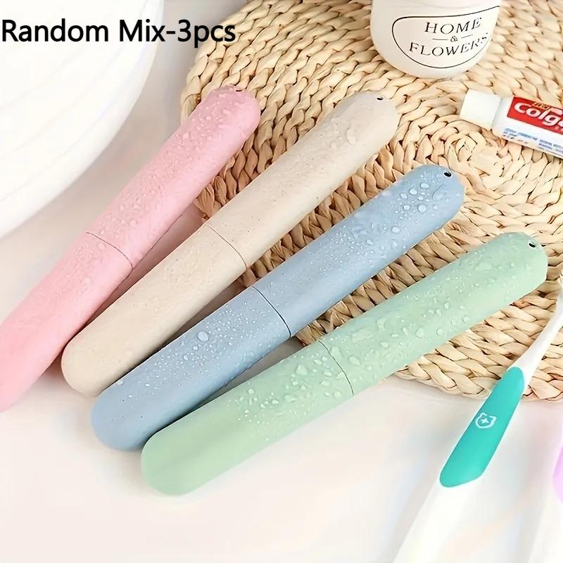 3pcs Travel Toothbrush Holder,Casual Style Plastic Toothbrush Case with Ventilation Holes,Stain Resistant,For Travel & Home Use
3pcs Travel Toothbrush Holder,Casual Style Plastic Toothbrush Case with Ventilation Holes,Stain Resistant,For Travel & Home Use