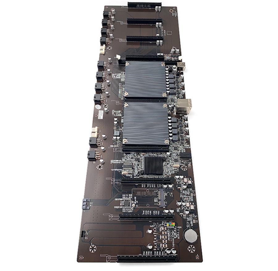 BTC X79 Dual CPU Miner Motherboard for CPU Set support 9*3060 Graphics card for DDR3 Memory 60mm Distance Low Power
BTC X79 Dual CPU Miner Motherboard for CPU Set support 9*3060 Graphics card for DDR3 Memory 60mm Distance Low Power