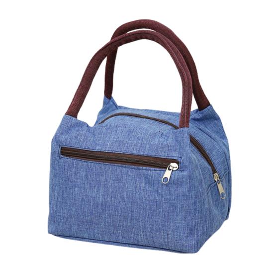 Portable Lunch Bag Thickened Oxford Waterproof Lunch Box Large Opening with Comfortable Handle for Work Travel And Mommy Bag синій
Portable Lunch Bag Thickened Oxford Waterproof Lunch Box Large Opening with Comfortable Handle for Work Travel And Mommy Bag синій