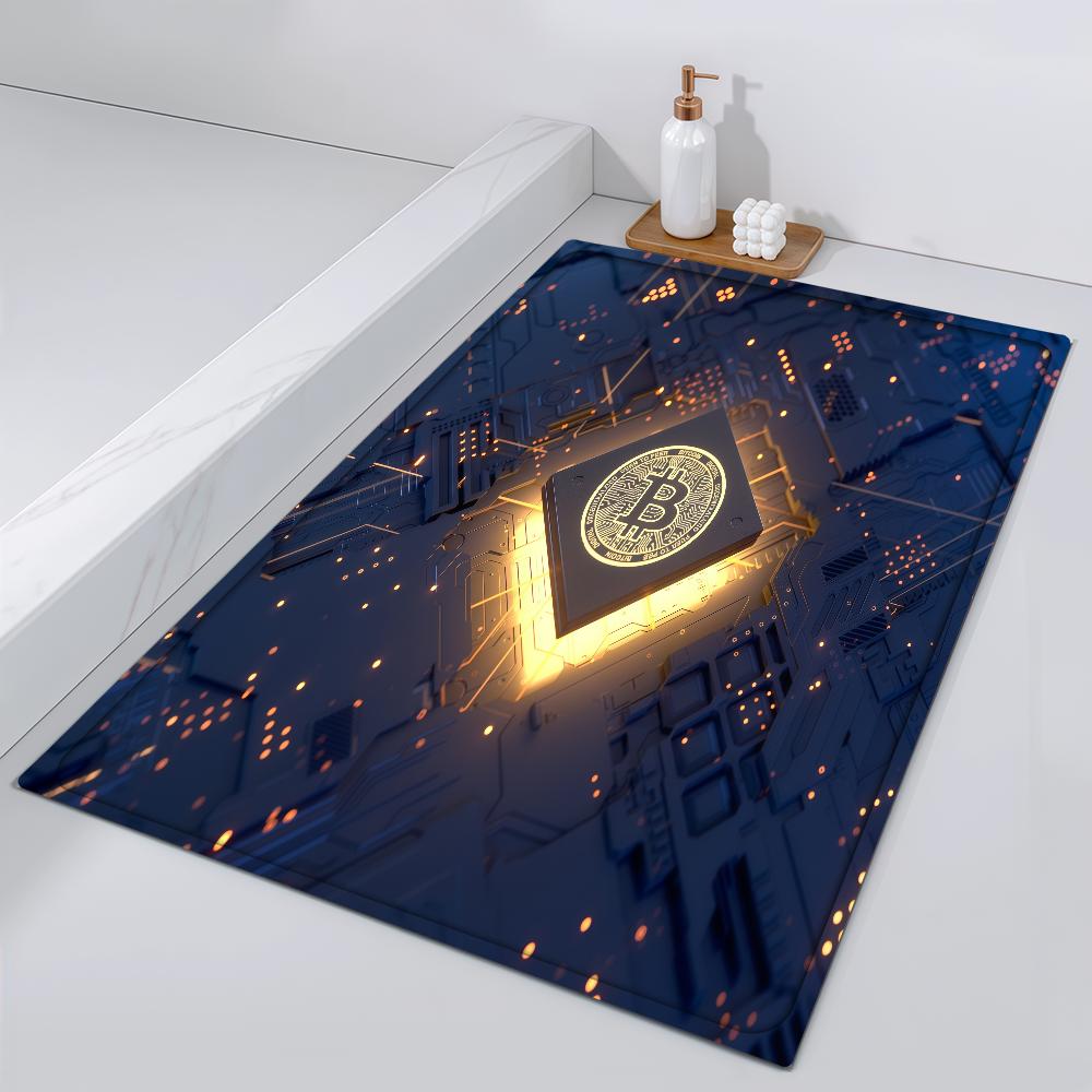 Door Mat Bedside Entrance Bath Floor Decoration Cryptocurrency Corridor Door B-Bitcoin Mat Carpet Living Room Balcony 40cm x 60cm
Door Mat Bedside Entrance Bath Floor Decoration Cryptocurrency Corridor Door B-Bitcoin Mat Carpet Living Room Balcony 40cm x 60cm