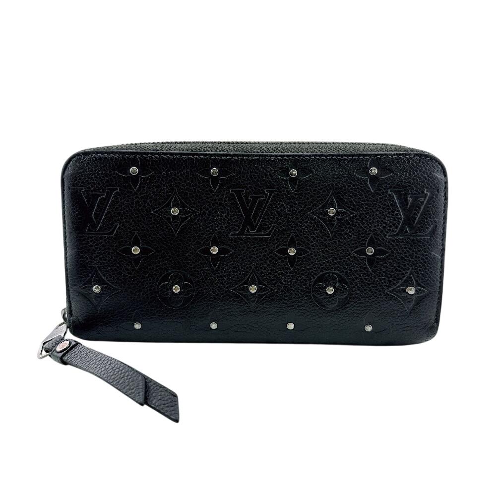 LOUIS VUITTON M61442 Studs Zippy wallet Monogram Ann Platt leather Platine Purse black leather Used
LOUIS VUITTON M61442 Studs Zippy wallet Monogram Ann Platt leather Platine Purse black leather Used