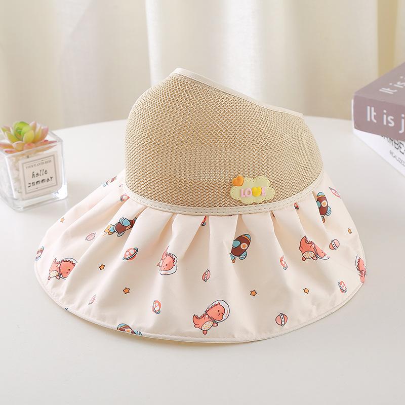New children s sun hat summer sun protection empty top hat knitted splicing big edge hat cute dinosaur spaceship adjustable Adjustable бежевий
New children s sun hat summer sun protection empty top hat knitted splicing big edge hat cute dinosaur spaceship adjustable Adjustable бежевий