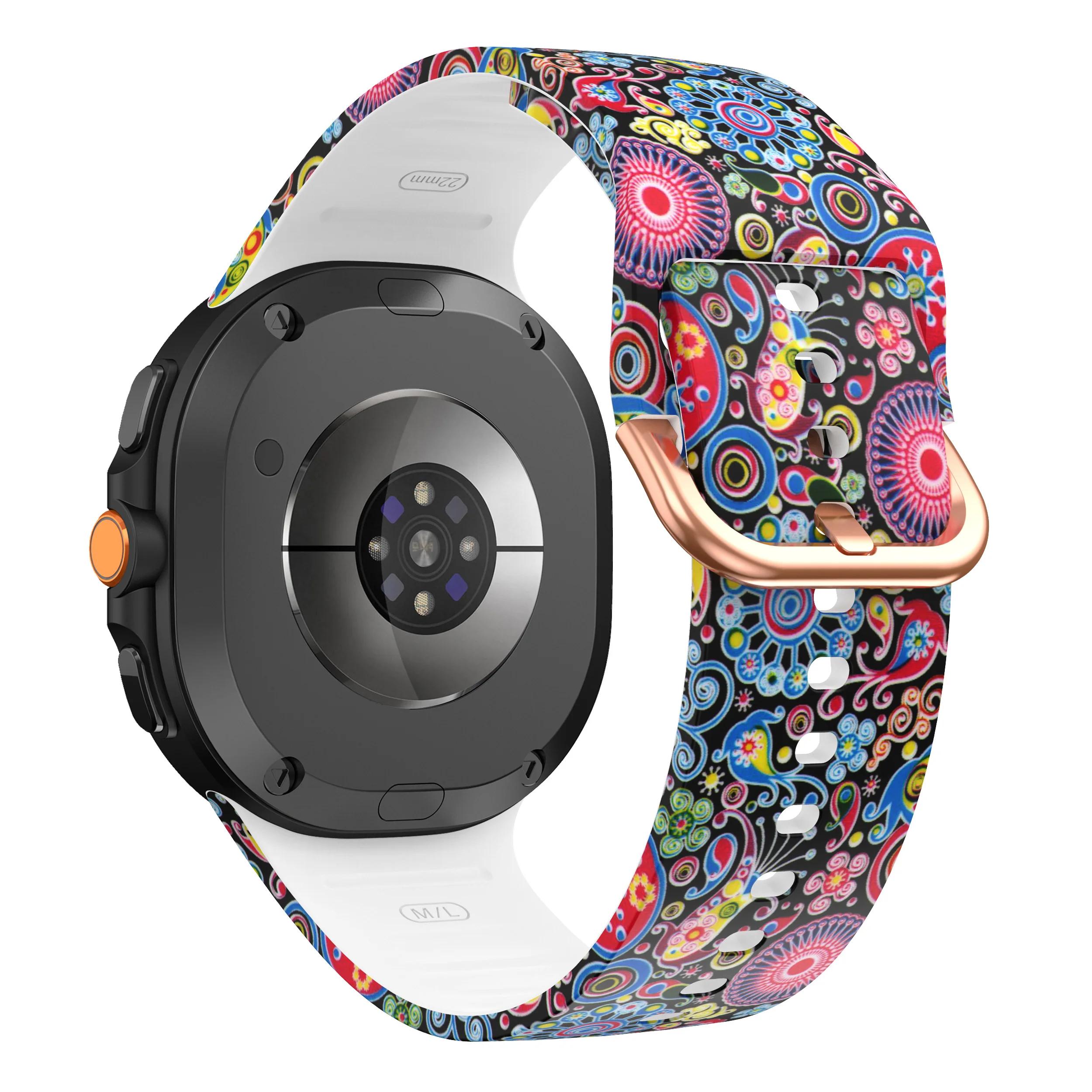 Floral Pattern Strap for Samsung Galaxy Watch 8 40 44mm Colorful Silicone Sport Band for Galaxy 8 Classic 46mm Sunflower Leopard for galaxy 8 classic
Floral Pattern Strap for Samsung Galaxy Watch 8 40 44mm Colorful Silicone Sport Band for Galaxy 8 Classic 46mm Sunflower Leopard for galaxy 8 classic