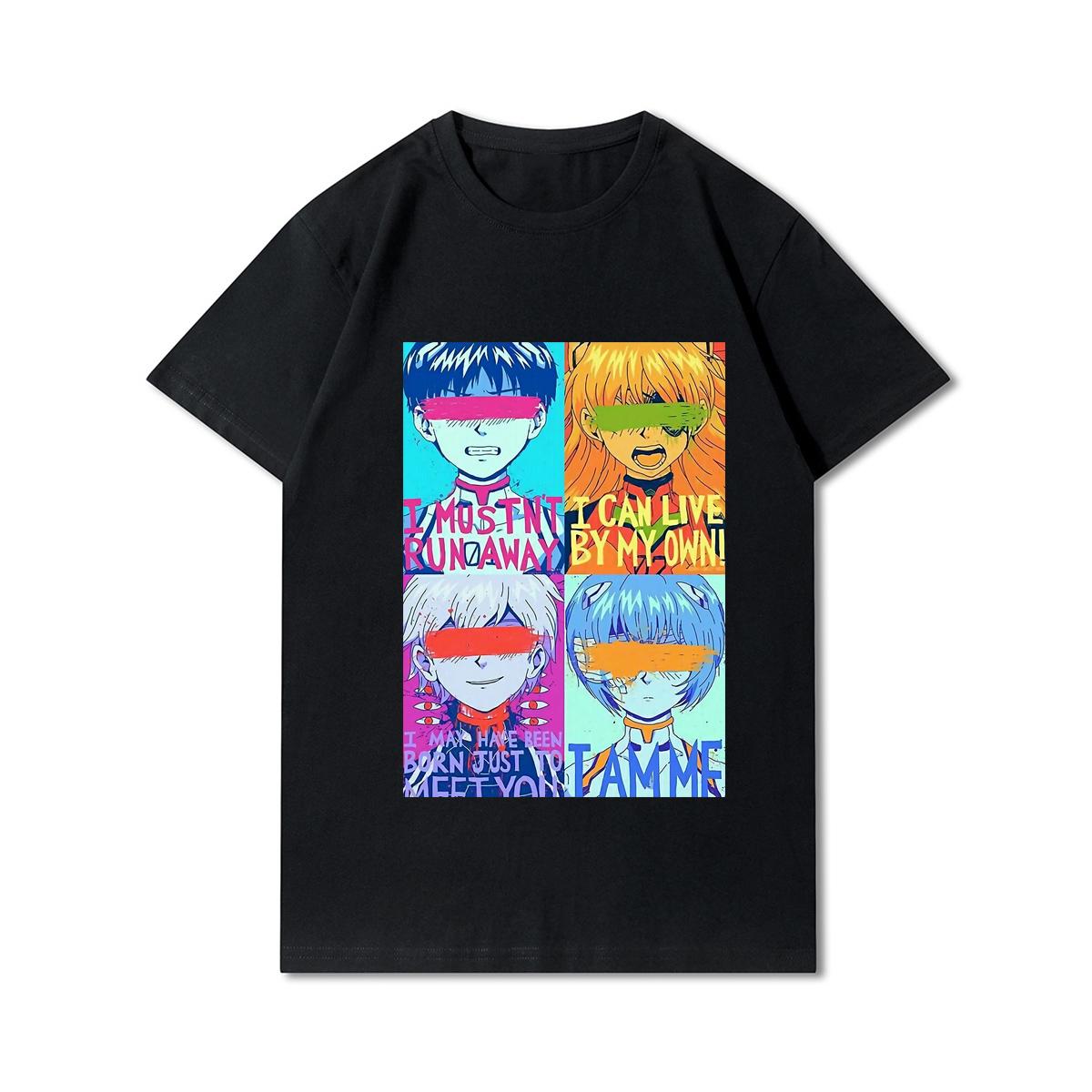 Мужские футболки с принтом «Евангелион» больших размеров, хлопковые топы с круглым вырезом, летние повседневные черные футболки в стиле аниме S
Мужские футболки с принтом «Евангелион» больших размеров, хлопковые топы с круглым вырезом, летние повседневные черные футболки в стиле аниме S