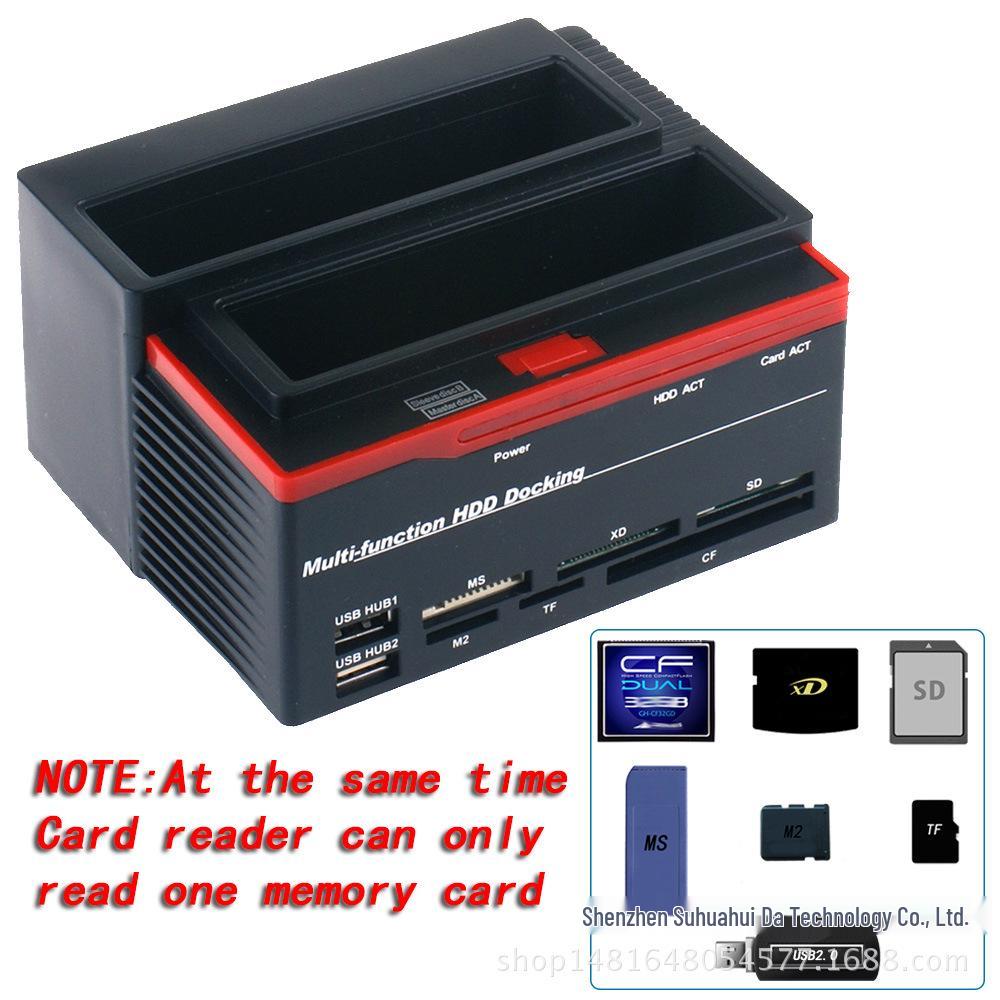 USB 2.0 SATA/IDE Hard Drive Docking Station with Card Reader AU Version
USB 2.0 SATA/IDE Hard Drive Docking Station with Card Reader AU Version