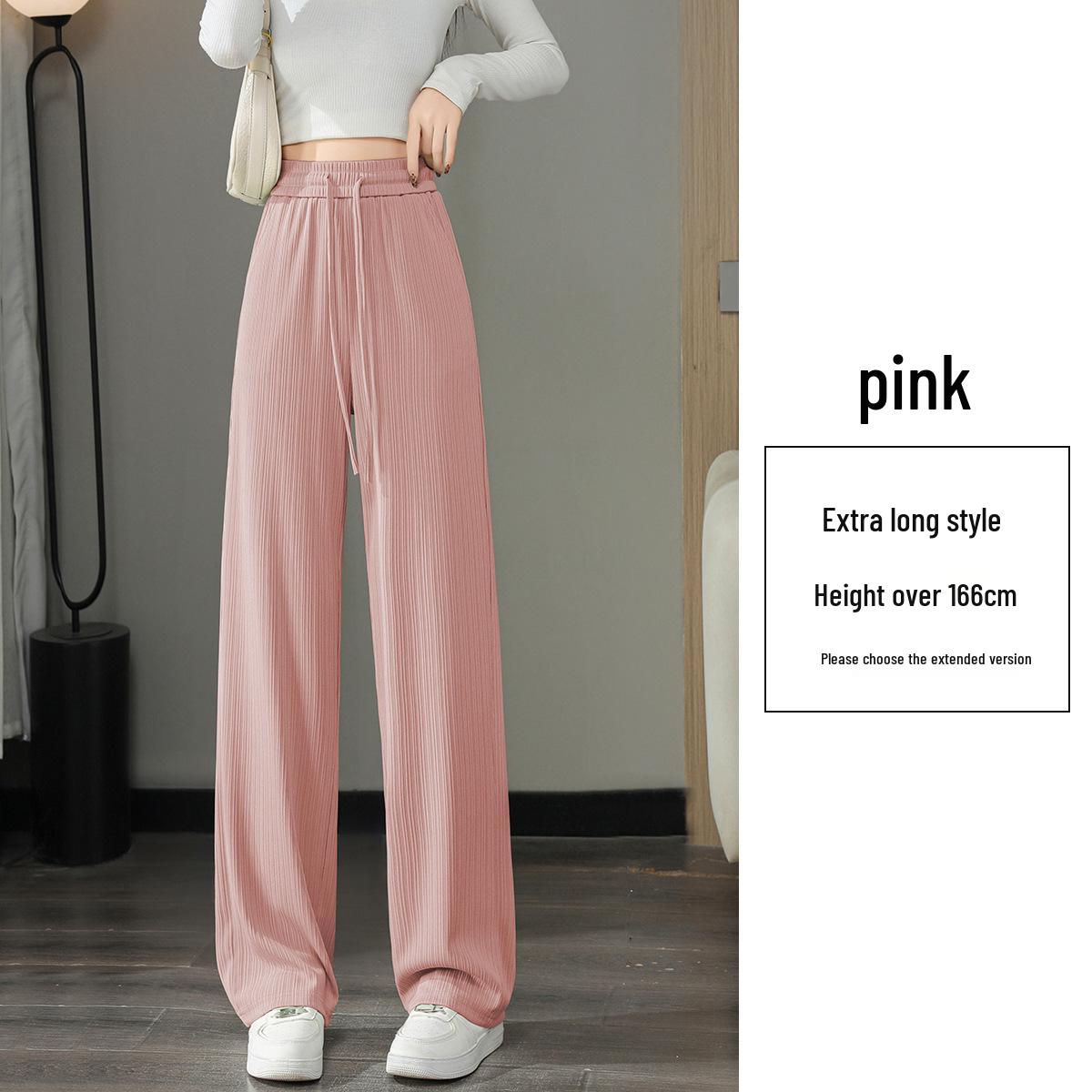 Брюки из ледяного шелка с высокой талией и широкими штанинами: Универсальная, Стройнящая, Крутая Спортивная одежда для женщин L
Брюки из ледяного шелка с высокой талией и широкими штанинами: Универсальная, Стройнящая, Крутая Спортивная одежда для женщин L