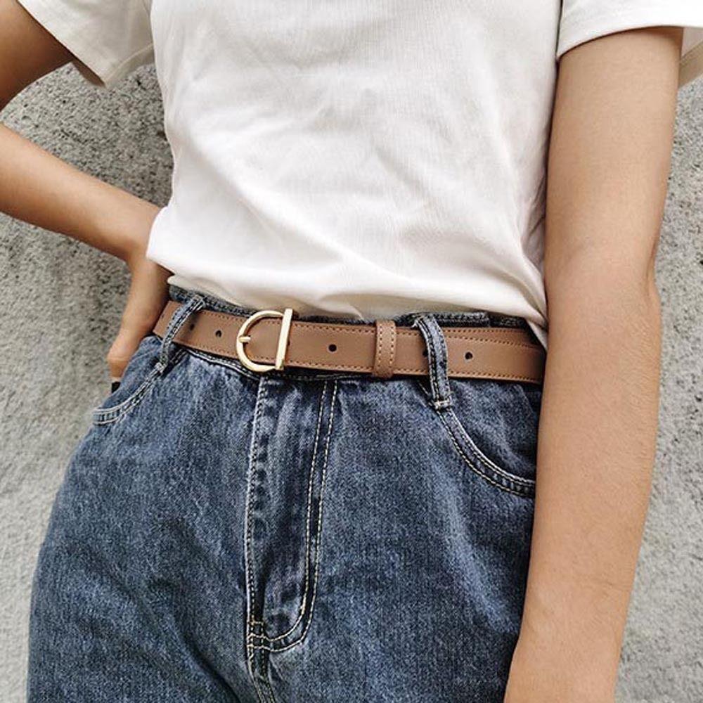 Trouser Decoration Thin Metal Buckle Korean Belts PU Leather Women Waistbands Dress Decoration
Trouser Decoration Thin Metal Buckle Korean Belts PU Leather Women Waistbands Dress Decoration