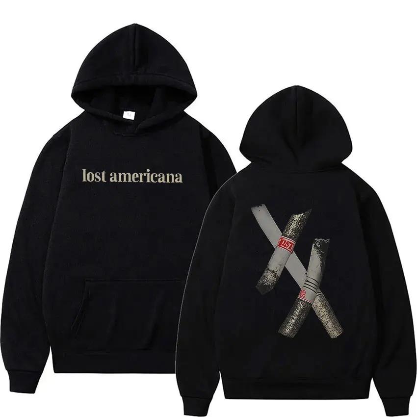 Rapper MGK Lost Americana Tour 2026 Hoodie Man s Women Vintage Hip Hop Fashion Long Sleeve Oversized Sweatshirts Streetwear L чорний
Rapper MGK Lost Americana Tour 2026 Hoodie Man s Women Vintage Hip Hop Fashion Long Sleeve Oversized Sweatshirts Streetwear L чорний
