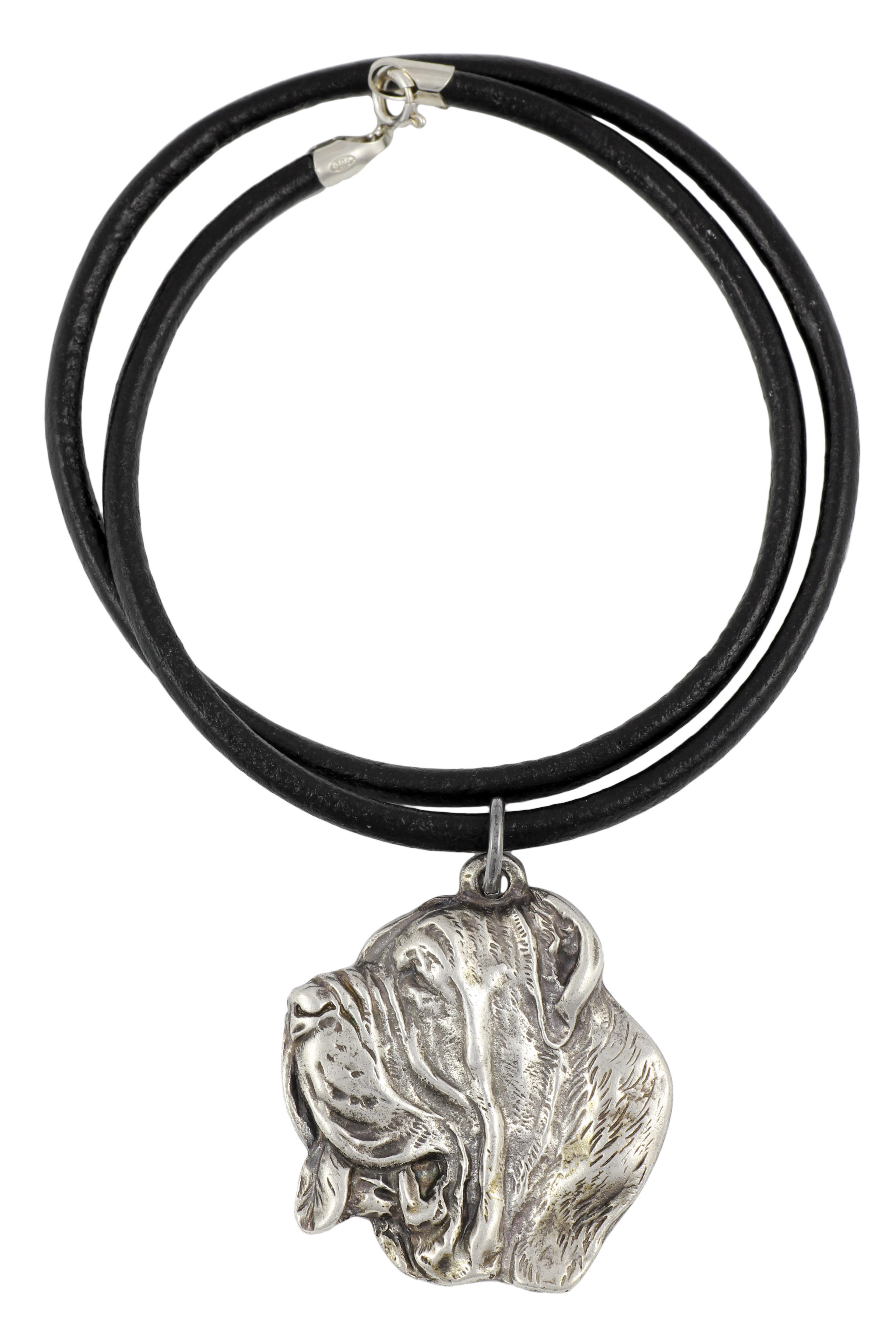 Neapolitan Mastiff, Mastino Napoletano - Necklace with dog, silver-plated pendant for dog fan, unique jewelry by Art-Dog brand срібний
Neapolitan Mastiff, Mastino Napoletano - Necklace with dog, silver-plated pendant for dog fan, unique jewelry by Art-Dog brand срібний