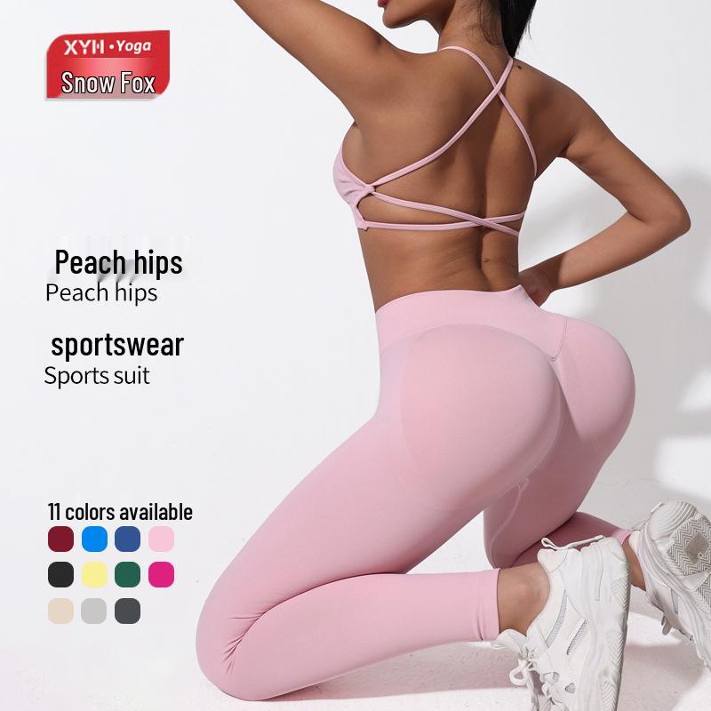 Women s Seamless Sport Yoga Set: Strappy Back Sports Bra & Peach Butt Leggings L темно-сірий
Women s Seamless Sport Yoga Set: Strappy Back Sports Bra & Peach Butt Leggings L темно-сірий