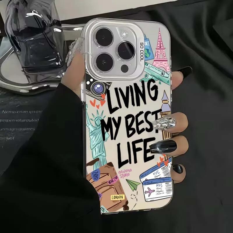 Cartoon Travel Graffiti Phone Case For iPhone 17 16 16E 15 14 13 12 11 Pro Max 16 15 14 Plus Shockproof Hard Back Phone Cover iPhone17
Cartoon Travel Graffiti Phone Case For iPhone 17 16 16E 15 14 13 12 11 Pro Max 16 15 14 Plus Shockproof Hard Back Phone Cover iPhone17