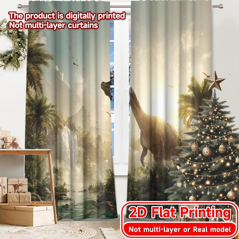 Set Of 2 Flat Printing Jurassic Vista Popular Curtains Digital Printed Semi Holiday Living Room Bedroom Curtain With Sheer Polyester Perfect For W100*H70(CM)-Rod Pocket&2PCS
Set Of 2 Flat Printing Jurassic Vista Popular Curtains Digital Printed Semi Holiday Living Room Bedroom Curtain With Sheer Polyester Perfect For W100*H70(CM)-Rod Pocket&2PCS