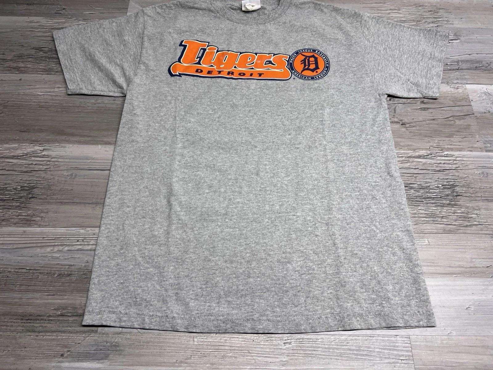 Vintage Y2K Detroit Tigers Graphic T-Shirt Gray Mens Size M MLB Baseball Sports S
Vintage Y2K Detroit Tigers Graphic T-Shirt Gray Mens Size M MLB Baseball Sports S