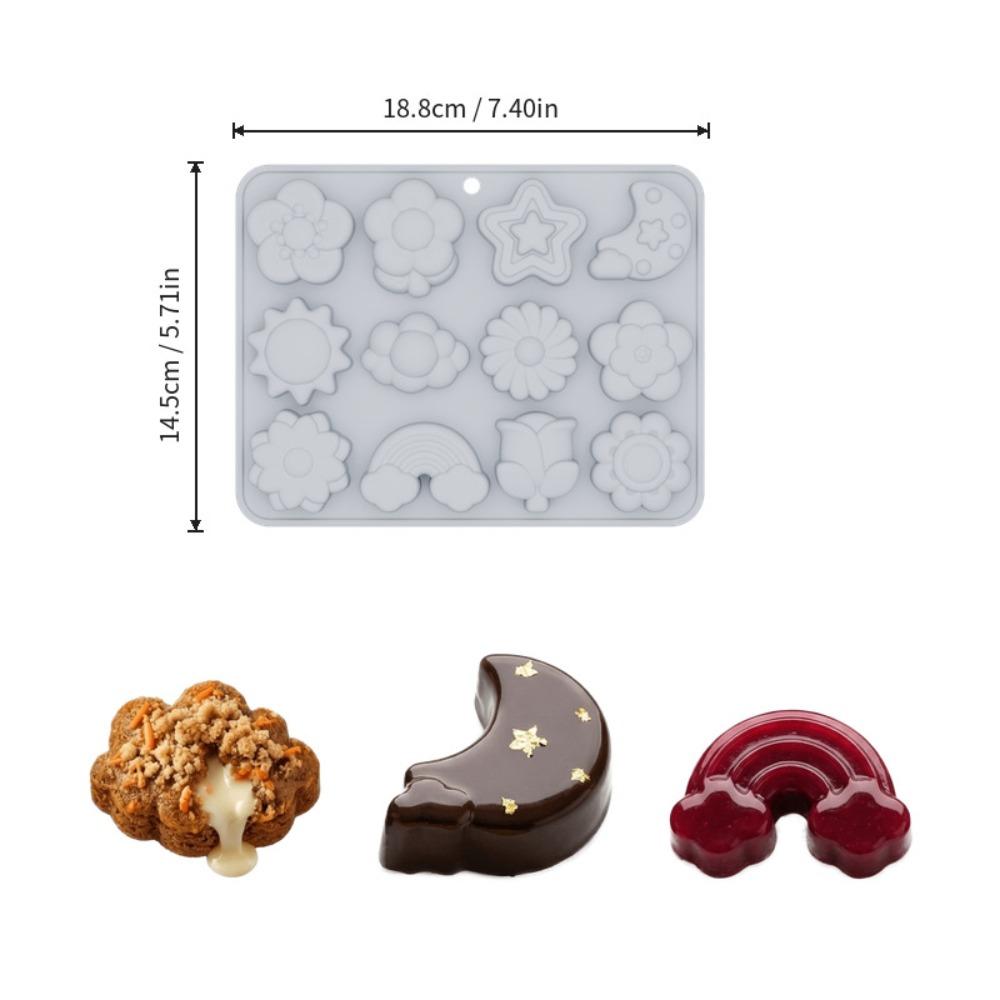Food-Grade Silicone Chocolate Dessert Mold 12 Cavity Baking Cake Molds Pastry Making
Food-Grade Silicone Chocolate Dessert Mold 12 Cavity Baking Cake Molds Pastry Making