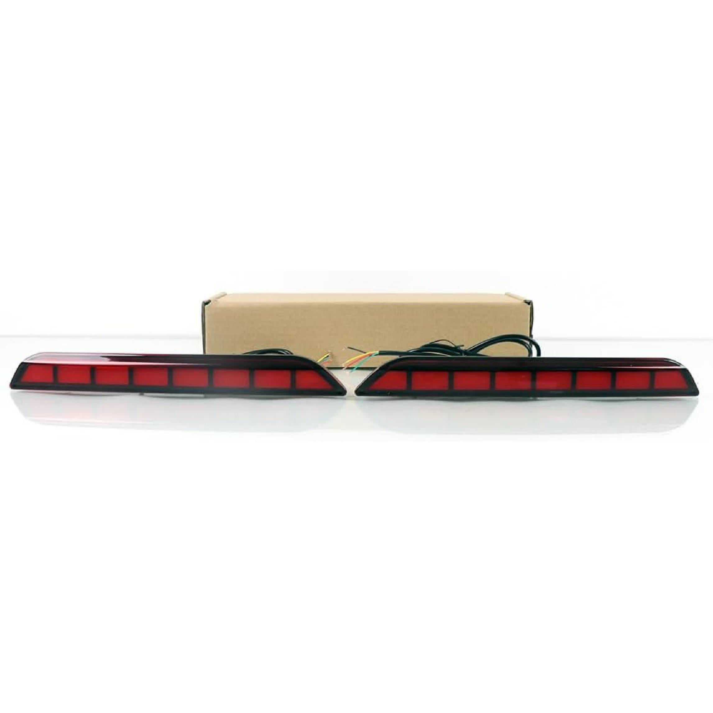 LED Rear Bumper Reflectors Light Tail/Brake/Driving/Turn Signal/Fog Light Compatible With 2020-2025 Ford Explorer Red Lens
LED Rear Bumper Reflectors Light Tail/Brake/Driving/Turn Signal/Fog Light Compatible With 2020-2025 Ford Explorer Red Lens