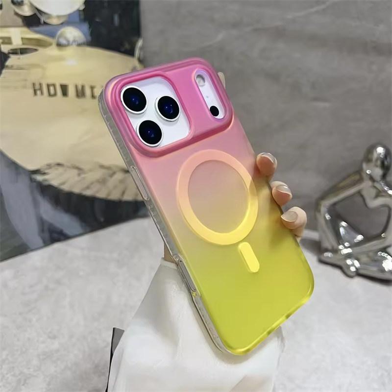 Aurora Gradient Magnetic Case for iPhone 17 Pro Max 15 14 13 12 16 Pro Max Plus 17 Air Magnetic Double Color Cover iPhone 12 рожевий
Aurora Gradient Magnetic Case for iPhone 17 Pro Max 15 14 13 12 16 Pro Max Plus 17 Air Magnetic Double Color Cover iPhone 12 рожевий