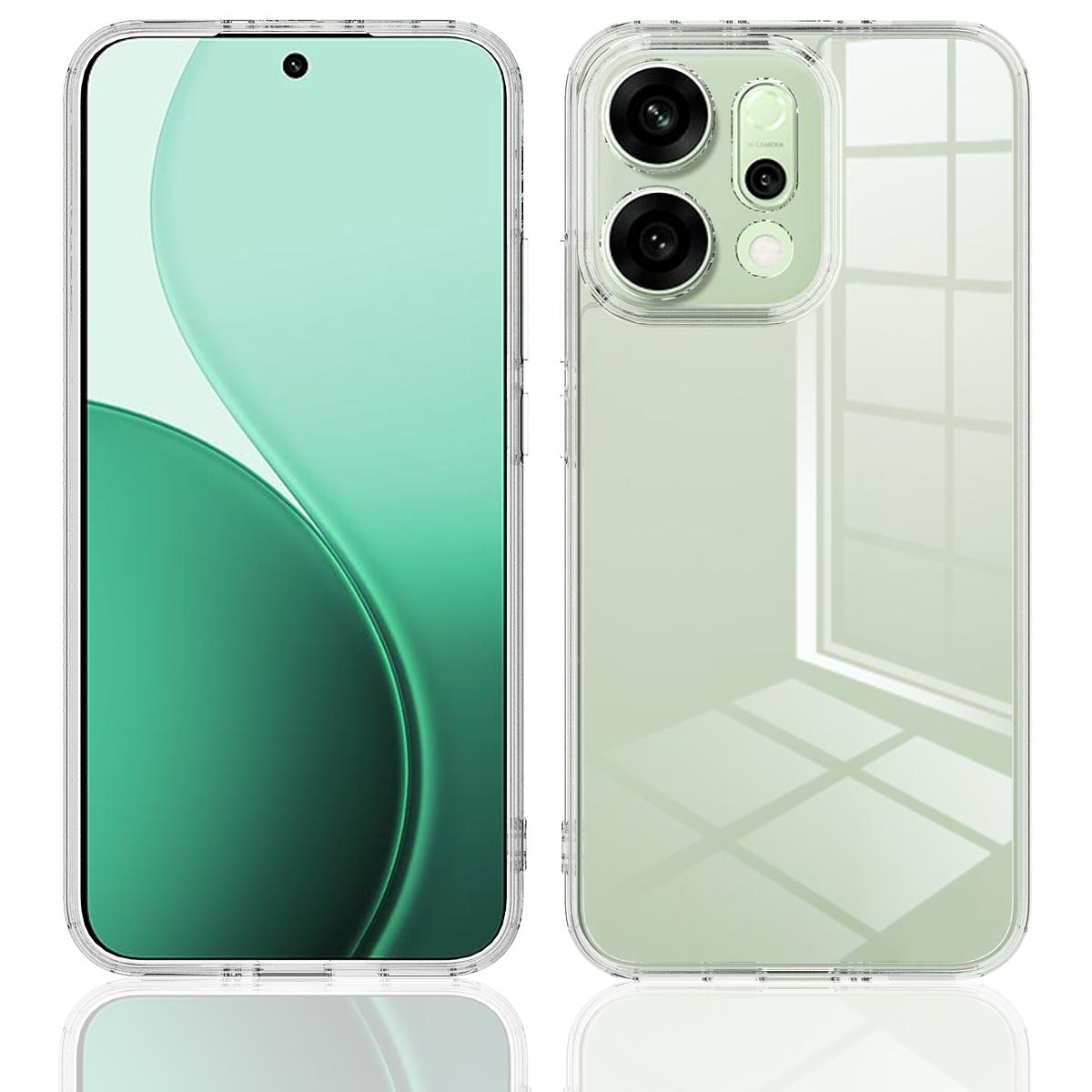 For Oppo Reno14 Pro 5G (Global) Clear Phone Case TPU+Acrylic Shockproof Phone Back Cover Clear
For Oppo Reno14 Pro 5G (Global) Clear Phone Case TPU+Acrylic Shockproof Phone Back Cover Clear