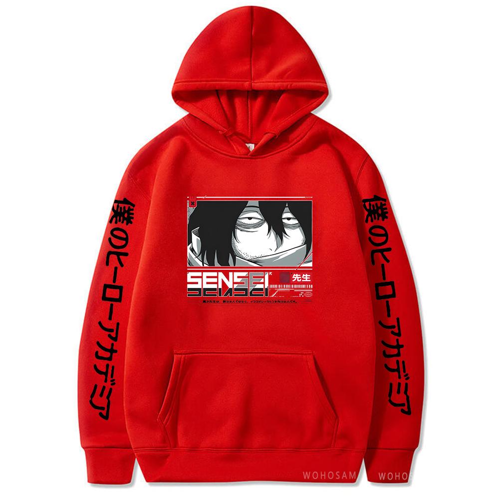 Anime My Hero Academia Aizawa Shouta Graphic Print Hooded Oversize Hoodie Men Women Sweatshirts Harajuku Unisex Warm Streetwear S
Anime My Hero Academia Aizawa Shouta Graphic Print Hooded Oversize Hoodie Men Women Sweatshirts Harajuku Unisex Warm Streetwear S
