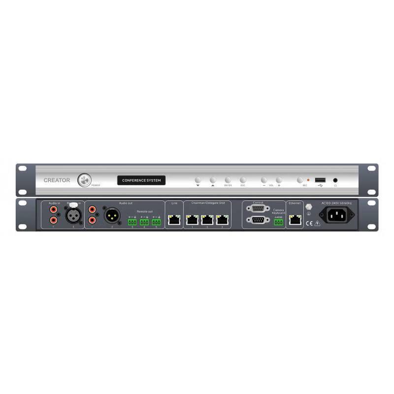 CREATOR CR-DIG7201-A Digital Conference System Host (CN version)
CREATOR CR-DIG7201-A Digital Conference System Host (CN version)