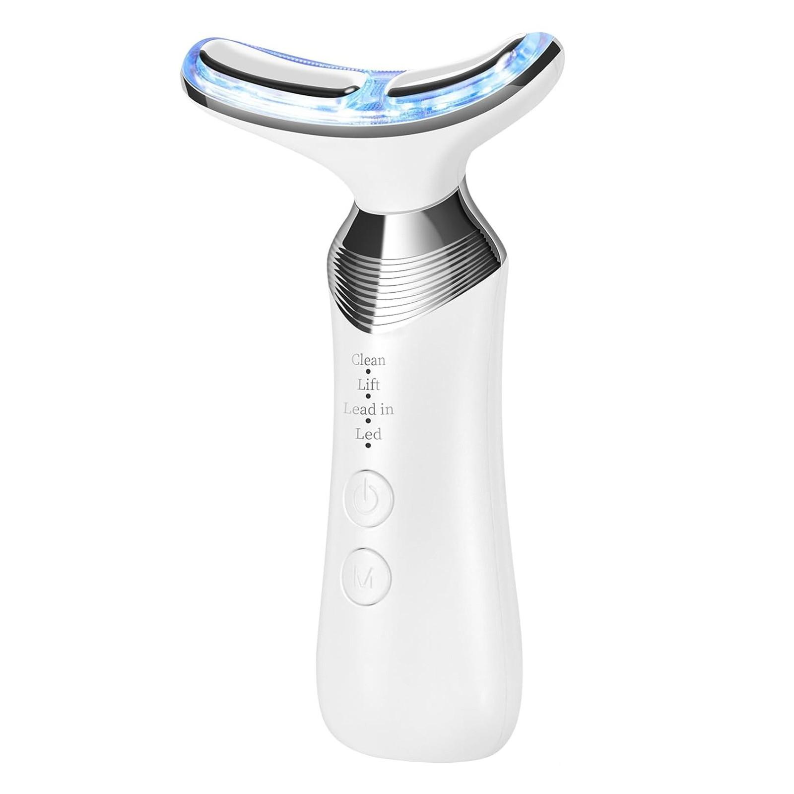 Массажер для лица против морщин, 4-в-1 RF массажер для шеи и лица, корректор лица, звуковая волна, вибрация, свет для лифтинга против старения
Массажер для лица против морщин, 4-в-1 RF массажер для шеи и лица, корректор лица, звуковая волна, вибрация, свет для лифтинга против старения