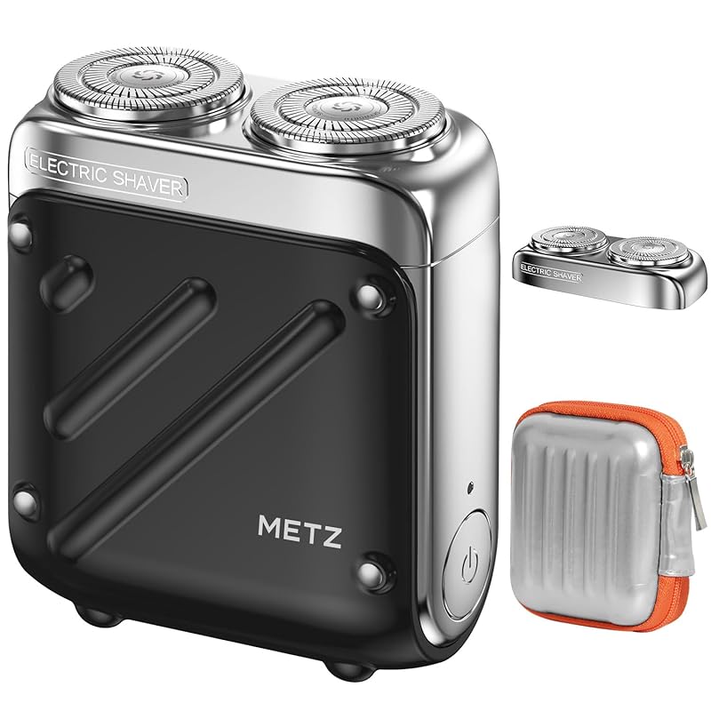 METZ (Mets) shaver men s electric shaver shaving rotary electric shaver small size shaving Wet and dry use IPX7 waterproof compact Comes with storage
METZ (Mets) shaver men s electric shaver shaving rotary electric shaver small size shaving Wet and dry use IPX7 waterproof compact Comes with storage