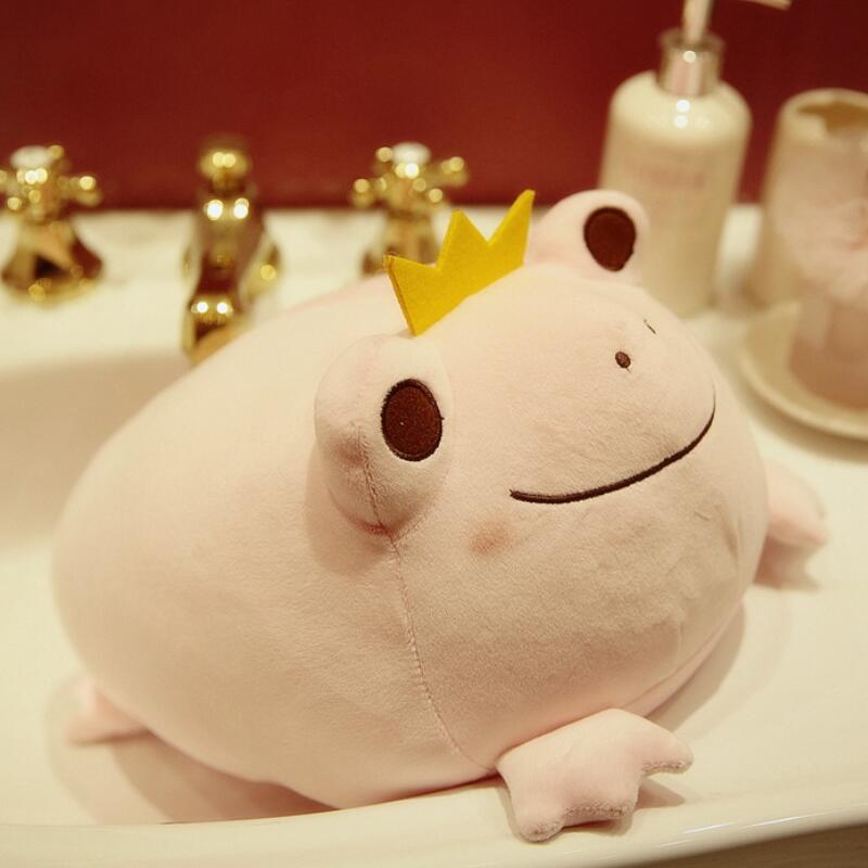 Adorable Crown Frog Plush Pillow Cute And Charming Smiling Cotton Stuffed Dolls Birth Date Present Gentle Toy great for daily use 35cm рожевий
Adorable Crown Frog Plush Pillow Cute And Charming Smiling Cotton Stuffed Dolls Birth Date Present Gentle Toy great for daily use 35cm рожевий