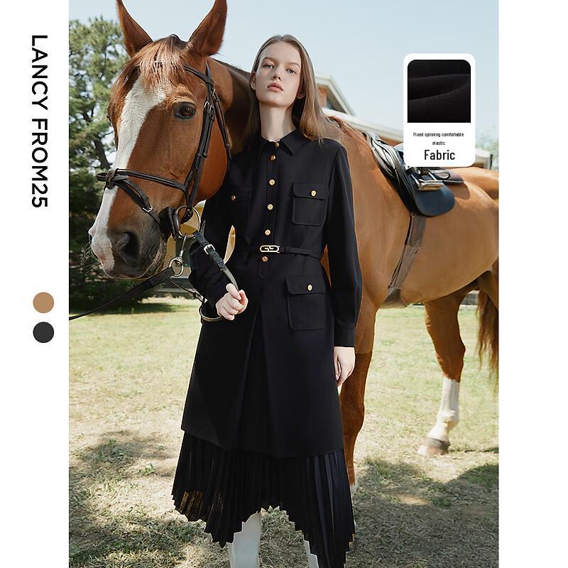 Langzi Retro Workwear Long-Sleeve Shirtdress L
Langzi Retro Workwear Long-Sleeve Shirtdress L