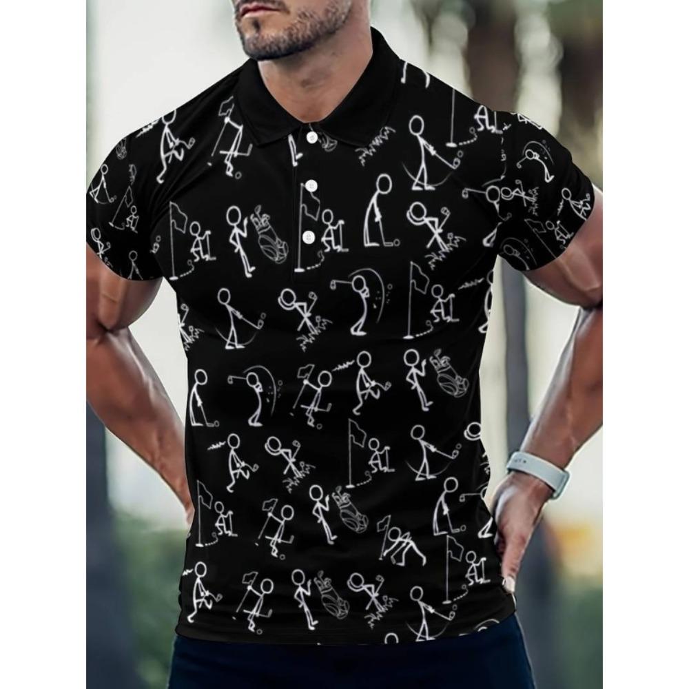 Summer New Slim Fit Men s Polo Shirt with Digital Printing, Sports and Casual Lapel Top S чёрный
Summer New Slim Fit Men s Polo Shirt with Digital Printing, Sports and Casual Lapel Top S чёрный