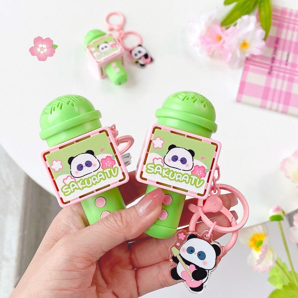 Originality Style Mini Microphone Keychain Cartoon Panda Recording Microphone Keychain Gift Giving panda
Originality Style Mini Microphone Keychain Cartoon Panda Recording Microphone Keychain Gift Giving panda