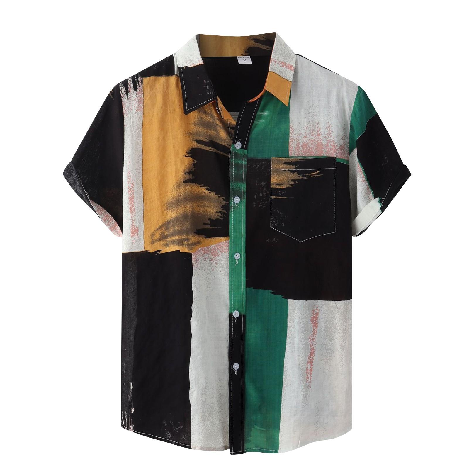 Мужская летняя повседневная рубашка с цветочным принтом в гавайском стиле с коротким рукавом для пляжного отдыха XXXL
Мужская летняя повседневная рубашка с цветочным принтом в гавайском стиле с коротким рукавом для пляжного отдыха XXXL