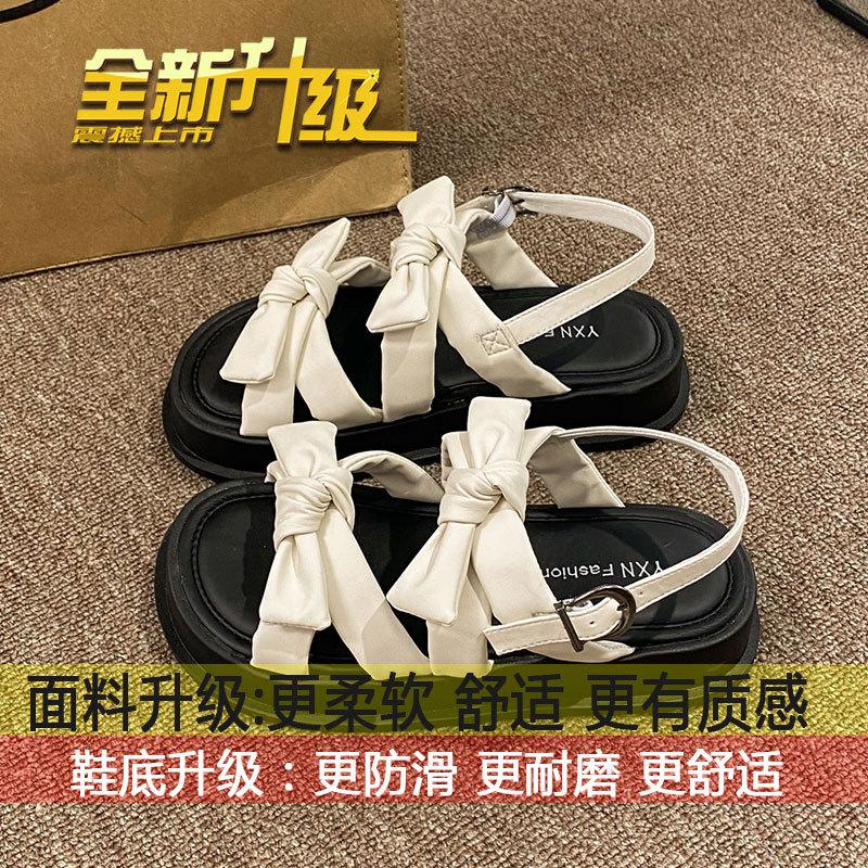 Bow platform sandals women s outer wear 2025 summer new fairy style with skirt Roman beach shoes ins 40
Bow platform sandals women s outer wear 2025 summer new fairy style with skirt Roman beach shoes ins 40