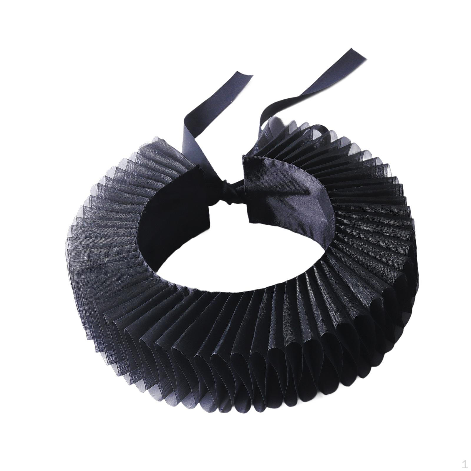 Detachable Theatrical Ruffled Collar Costume Choker Accessory Polyester Suitable for Theater Cosplay style D
Detachable Theatrical Ruffled Collar Costume Choker Accessory Polyester Suitable for Theater Cosplay style D