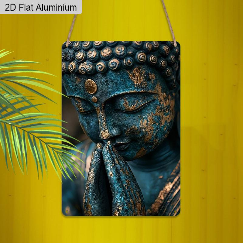 2D Flat, 1pc Vintage Buddha Aluminium Wall Art Sign Teal Praying Buddha - 8 x12 Rustic Zen & Spiritual Home Decor, Perfect Gift for Yoga 20*30cm
2D Flat, 1pc Vintage Buddha Aluminium Wall Art Sign Teal Praying Buddha - 8 x12 Rustic Zen & Spiritual Home Decor, Perfect Gift for Yoga 20*30cm