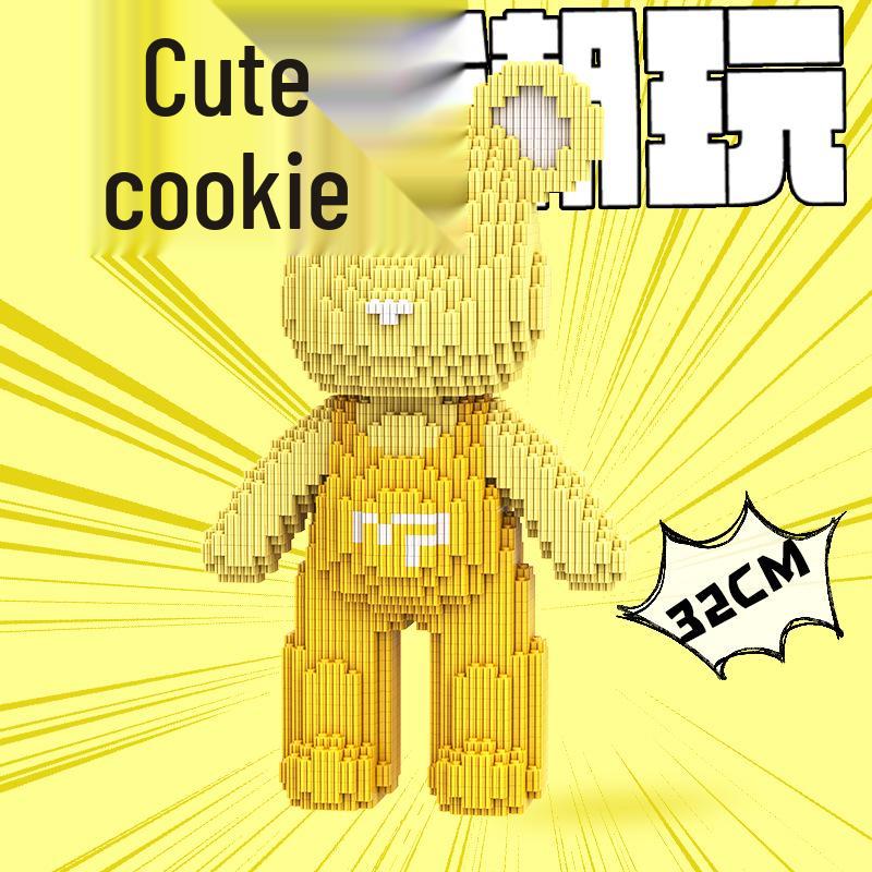 Adorable Yellow Overalls Bear Building Blocks - Educational Brain Teaser Toy for Kids
Adorable Yellow Overalls Bear Building Blocks - Educational Brain Teaser Toy for Kids